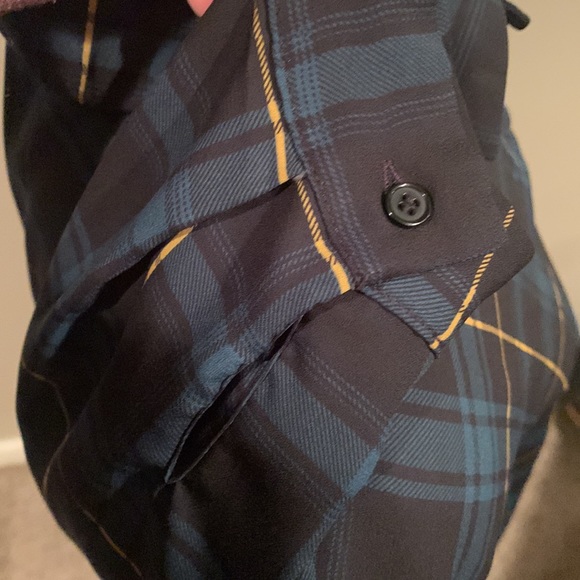 Forever 21 Plaid Sheer Top - Picture 9 of 11